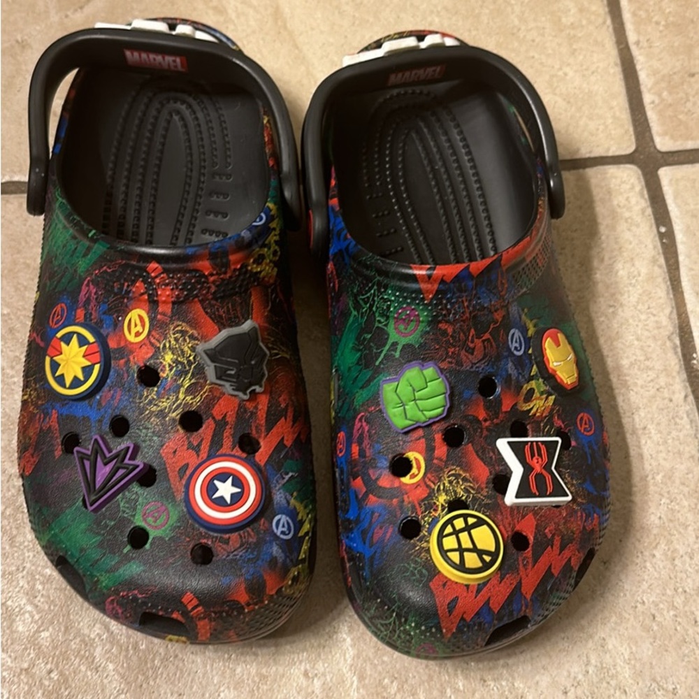 Boys Marvel Crocs
